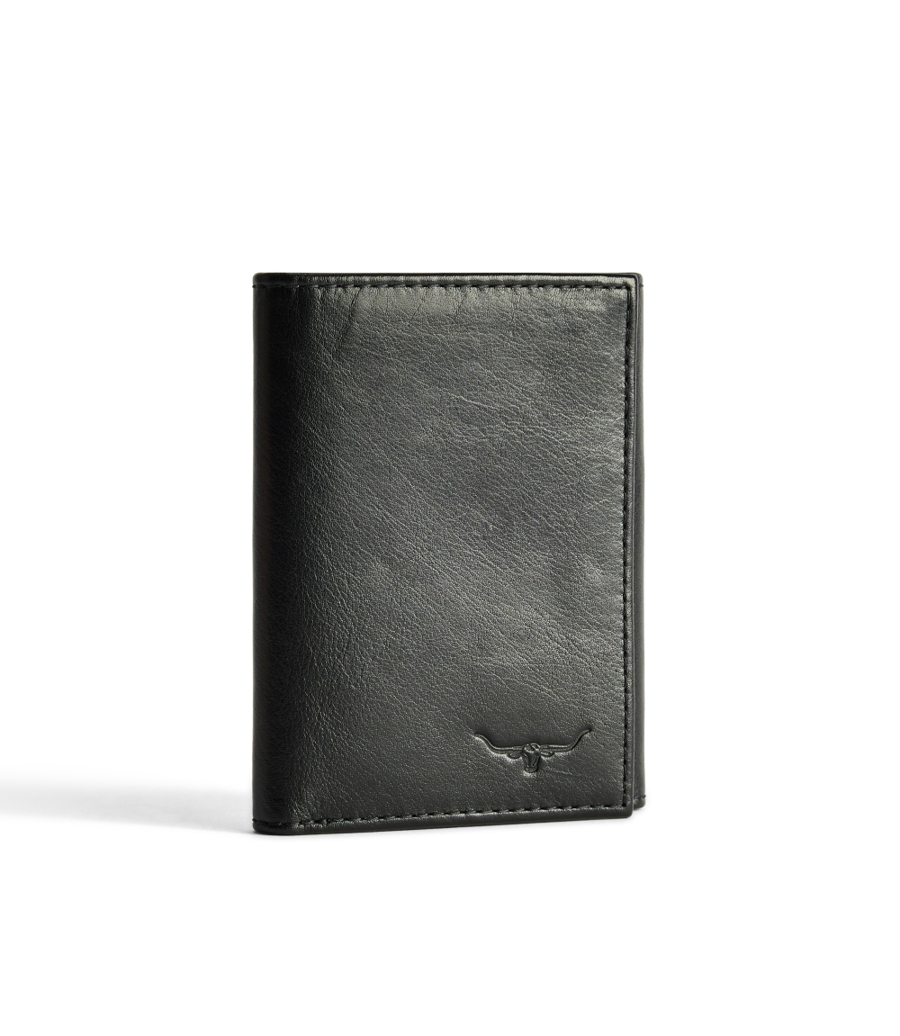R.M.Williams - Kangaroo Small Trifold Wallet - Black