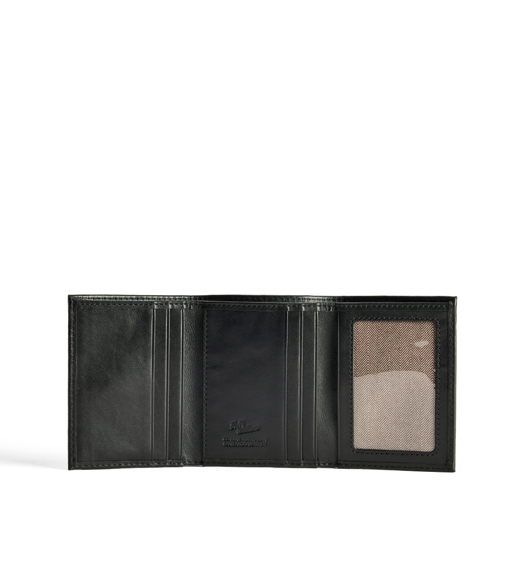R.M.Williams - Kangaroo Small Trifold Wallet - Black