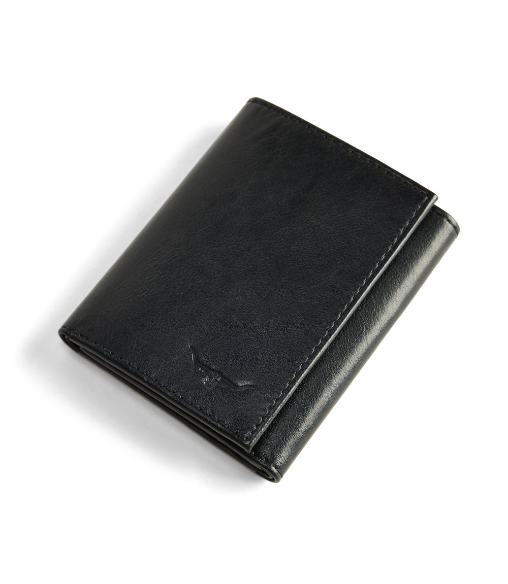 R.M.Williams - Kangaroo Small Trifold Wallet - Black
