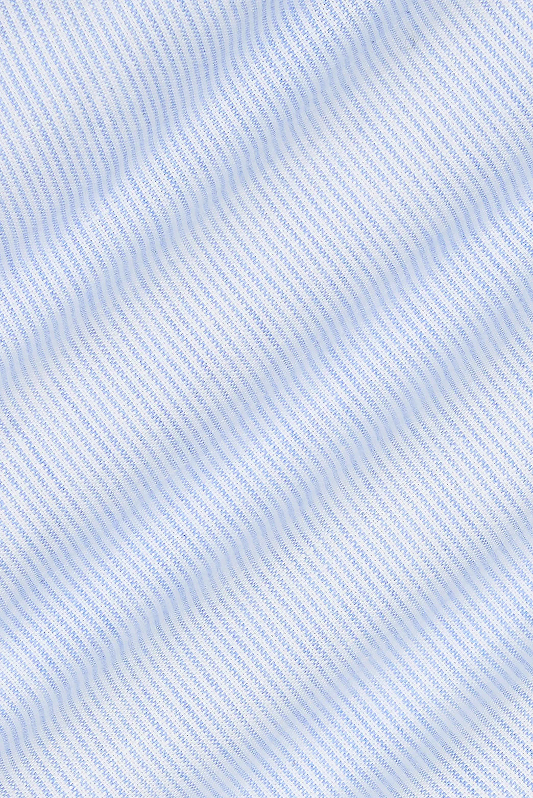 M.J. Bale - Caloundra Shirt - Micro Stripe - Sky - MULTIBUY fabric close-up showcasing fine micro stripe pattern.