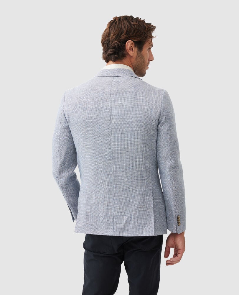 Rodd & Gunn - Cascades Linen Blend Jacket - Sky