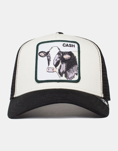Goorin Bros - Animal Trucker Cap - Cash Cow - Black & White
