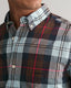 GANT - Regular Fit Large Check Poplin Shirt - Rich Brown