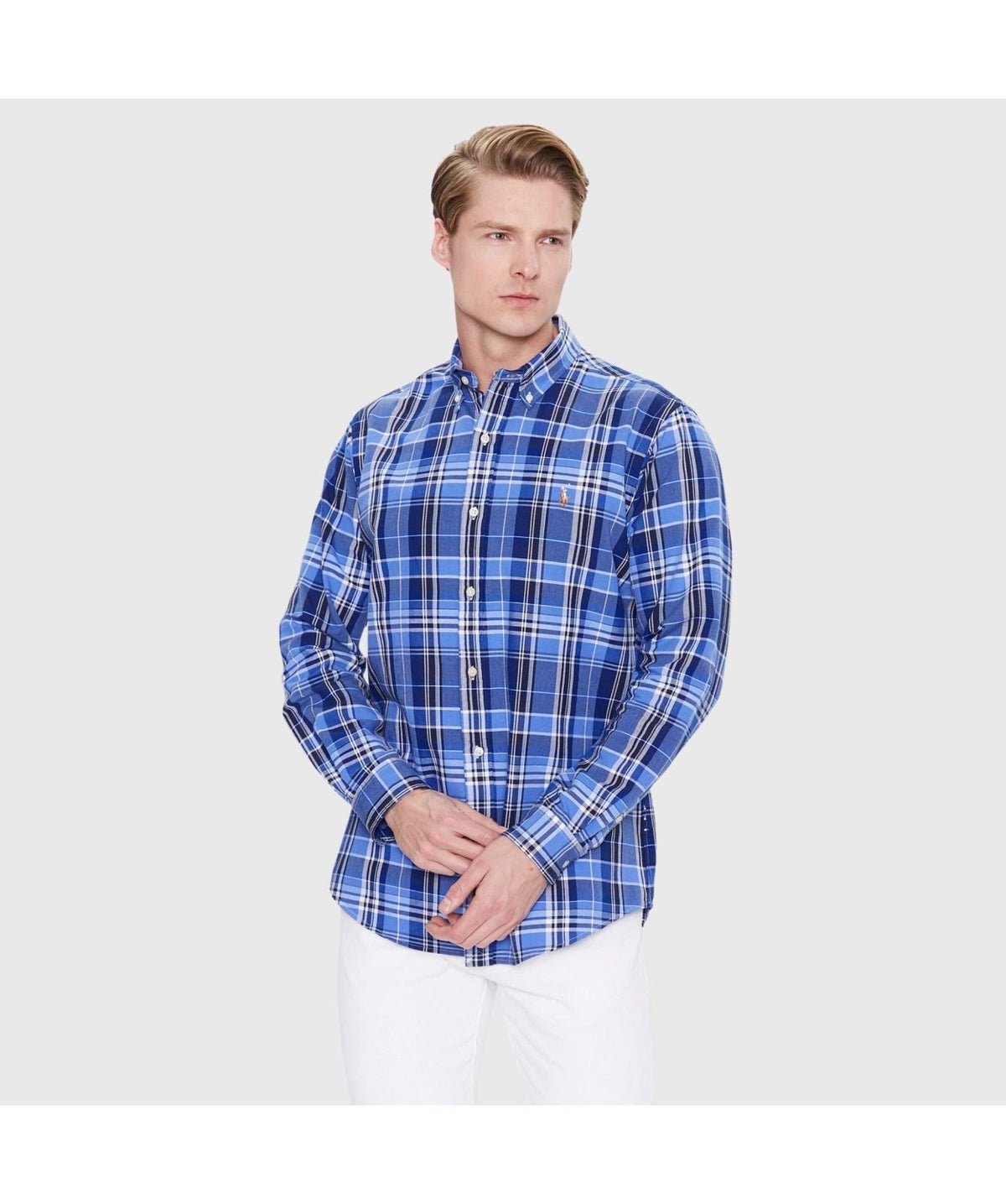 Polo Ralph Lauren - Oxford Shirt - Plaid - Blue Multi