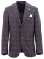 Christian Brookes - Turin Check Sportscoat - Burgundy
