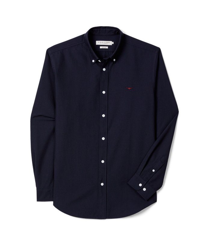 R.M.Williams - Clapton Oxford Shirt - Navy