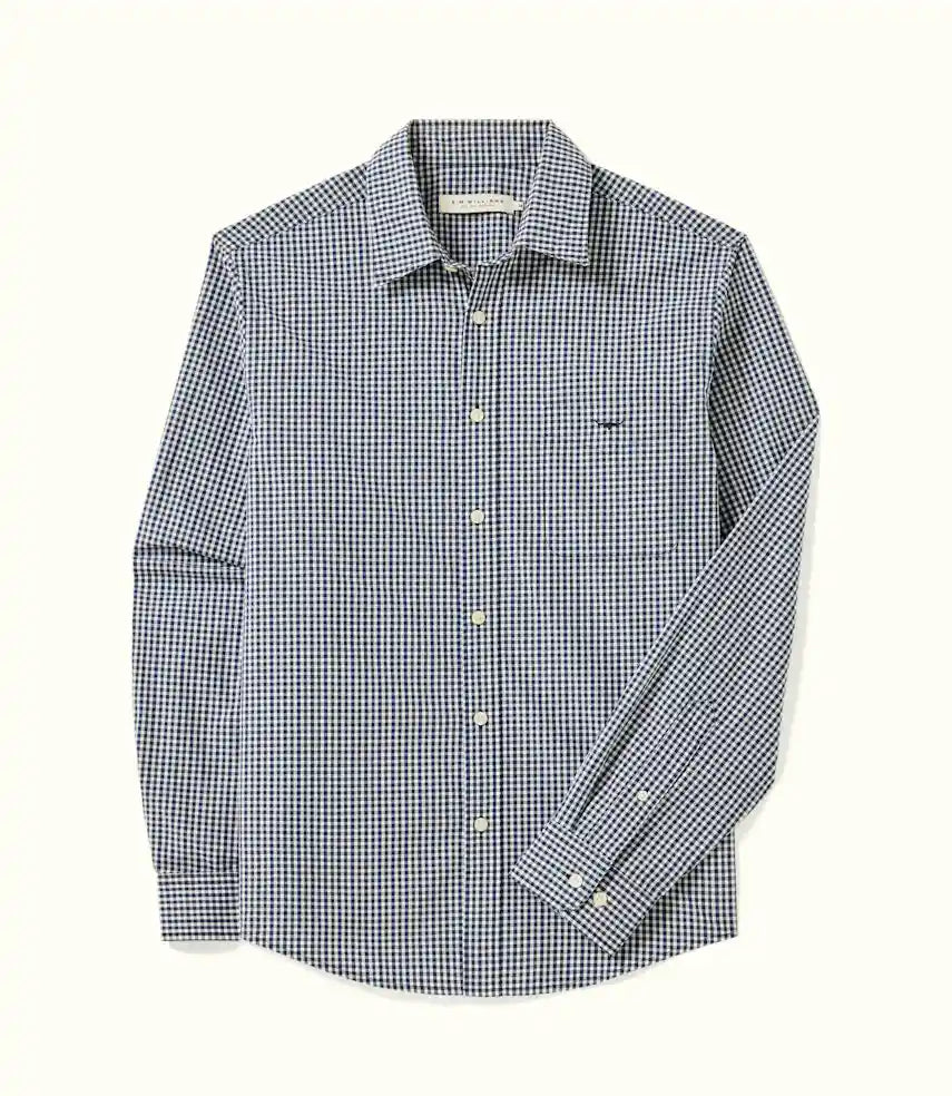 R.M.Williams - Classic Poplin Shirt - Check - Navy & Charcoal