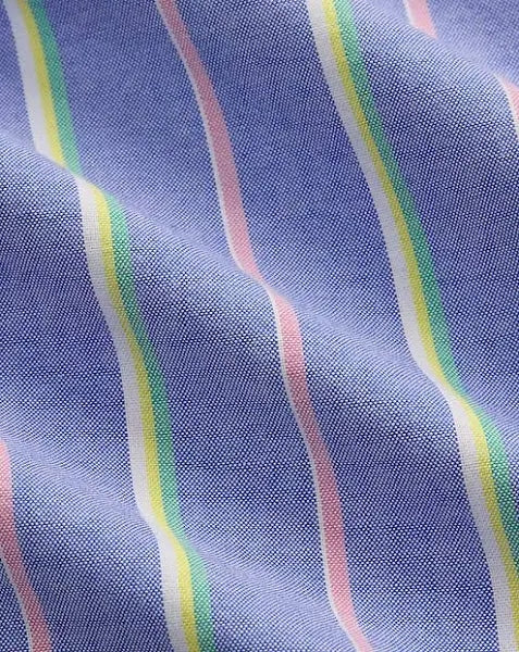 Polo Ralph Lauren - Oxford Shirt - Stripe - Royal Blue/Pink