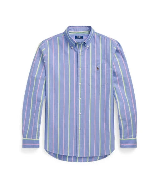 Polo Ralph Lauren - Oxford Shirt - Stripe - Royal Blue/Pink