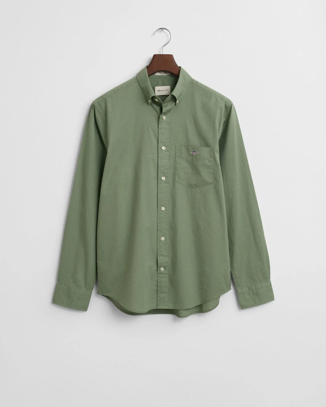 GANT - Classic Poplin Shirt - Kalamata Green