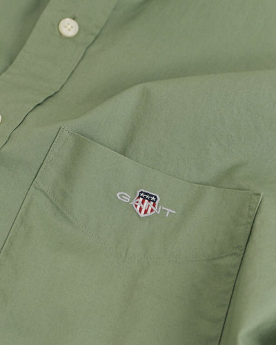 GANT - Classic Poplin Shirt - Kalamata Green
