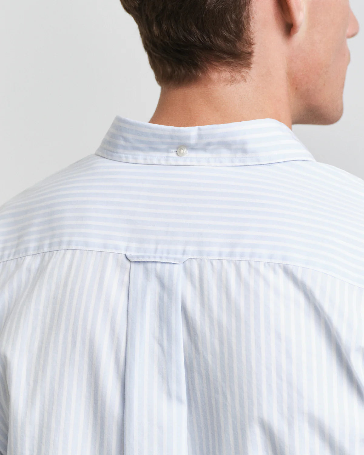 GANT - Classic Poplin Shirt - Stripe - Light Blue