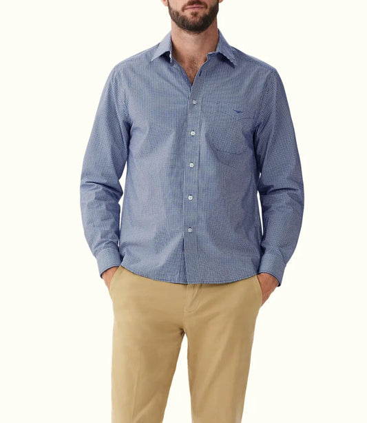R.M.Williams - Classic Shirt - Check - Navy/White