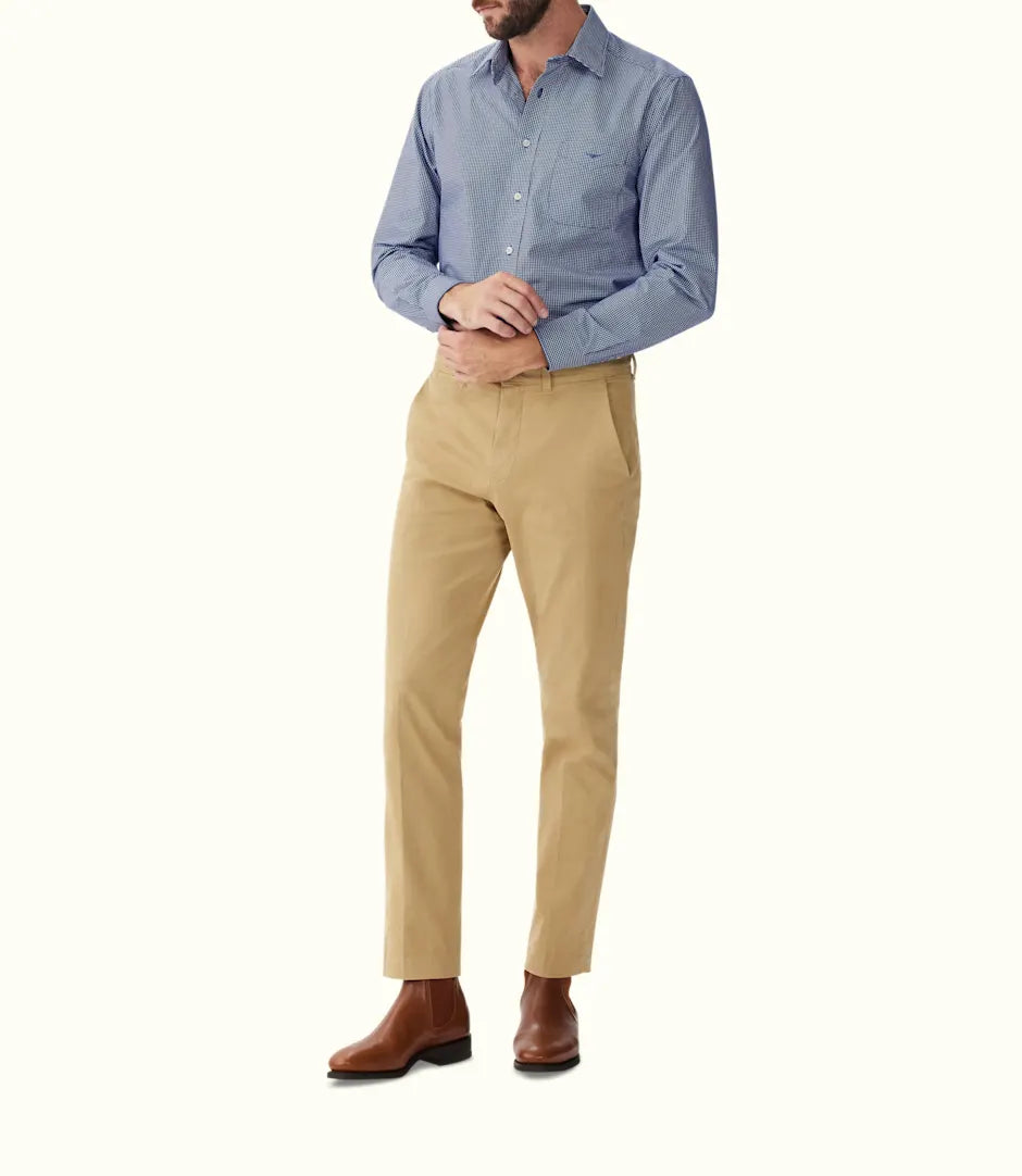 R.M.Williams - Classic Shirt - Check - Navy/White