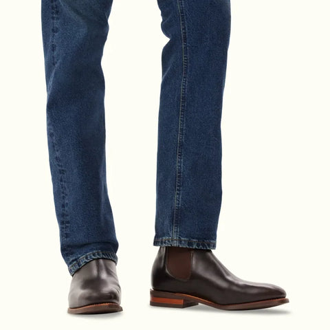 R.M.Williams - Comfort Craftsman - Raw Edge - Pull Up Leather - Chocolate - G Fit