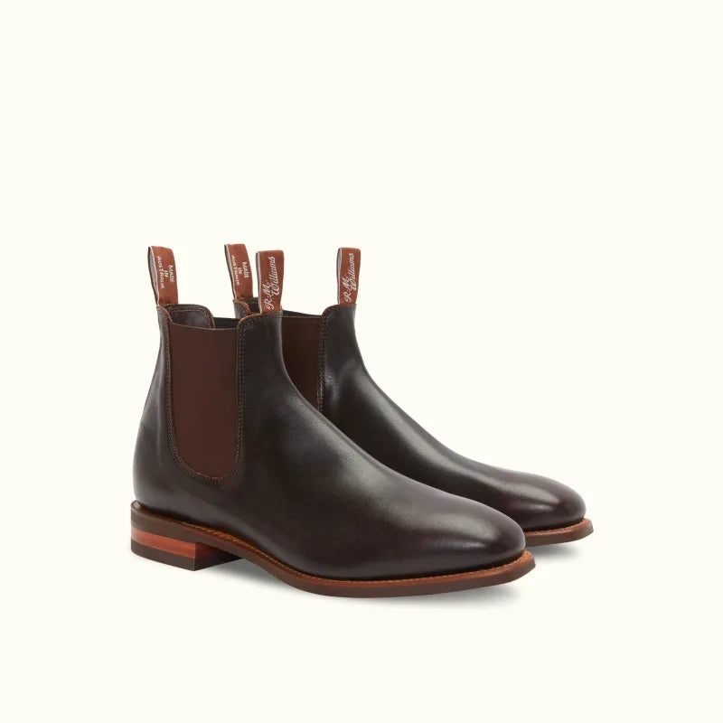 R.M.Williams - Comfort Craftsman - Raw Edge - Pull Up Leather - Chocolate - G Fit