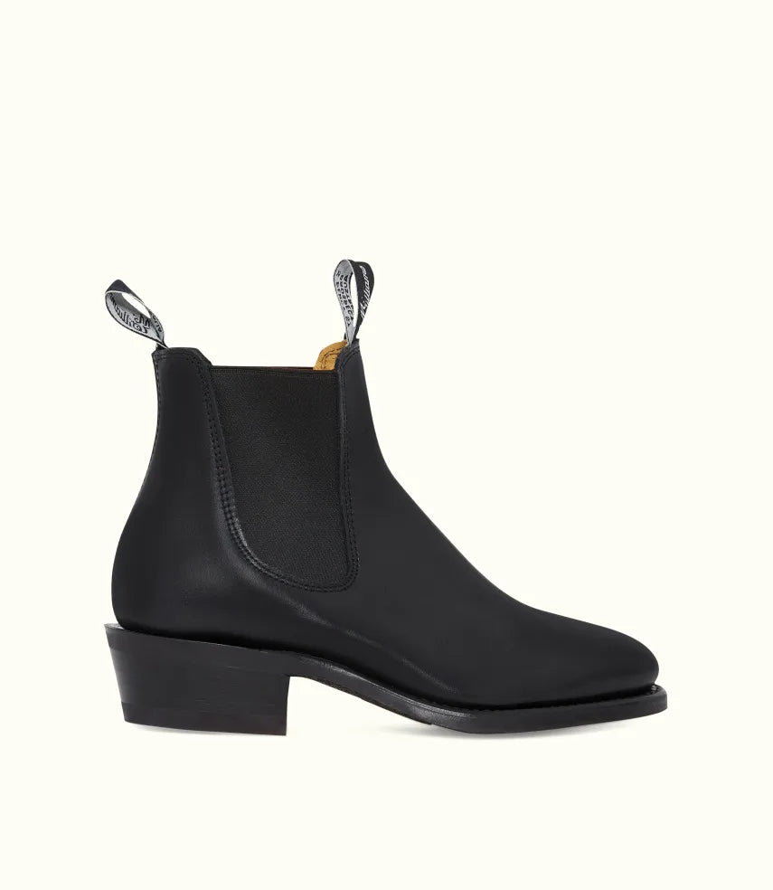 R.M.Williams - Comfort Lady Yearling - Yearling Leather - Black - E (Wide) Fit