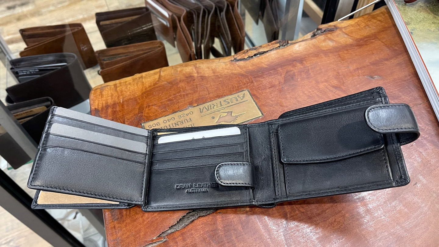 Oran Leather - Con Wallet - Black 2