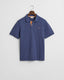 GANT - Contrast Piqué Polo Shirt - Dusty Navy