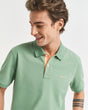 GANT - Contrast Piqué Polo Shirt - Kalamata Green