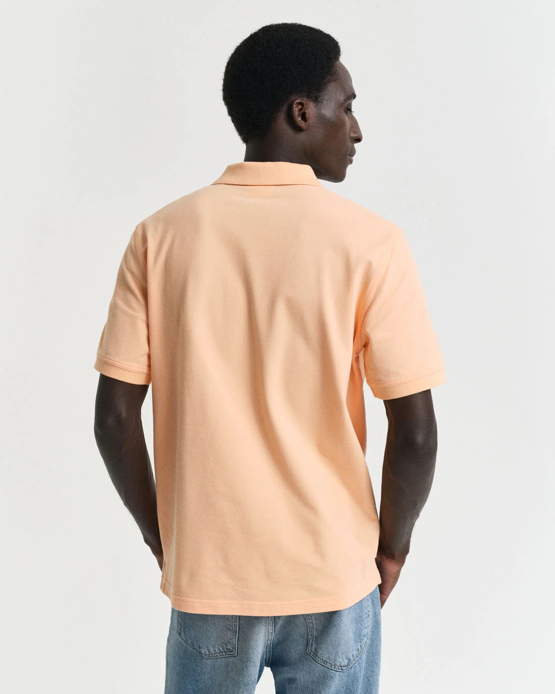GANT - Contrast Piqué Polo Shirt - Peachy Orange