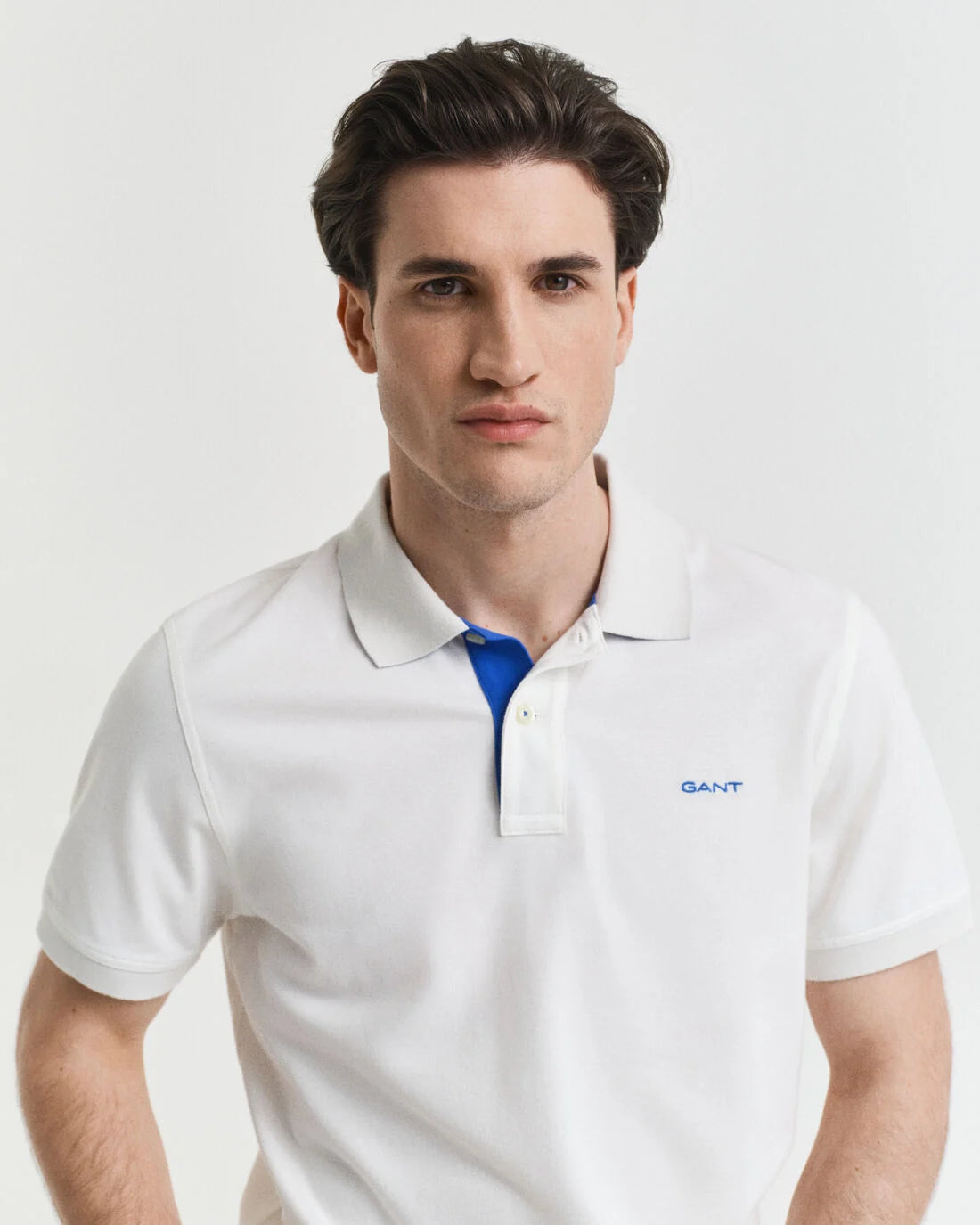 GANT - Contrast Piqué Polo Shirt - White
