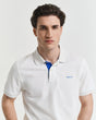 GANT - Contrast Piqué Polo Shirt - White