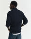 GANT - Cotton Cable Knit Half Zip Jumper - Evening Blue