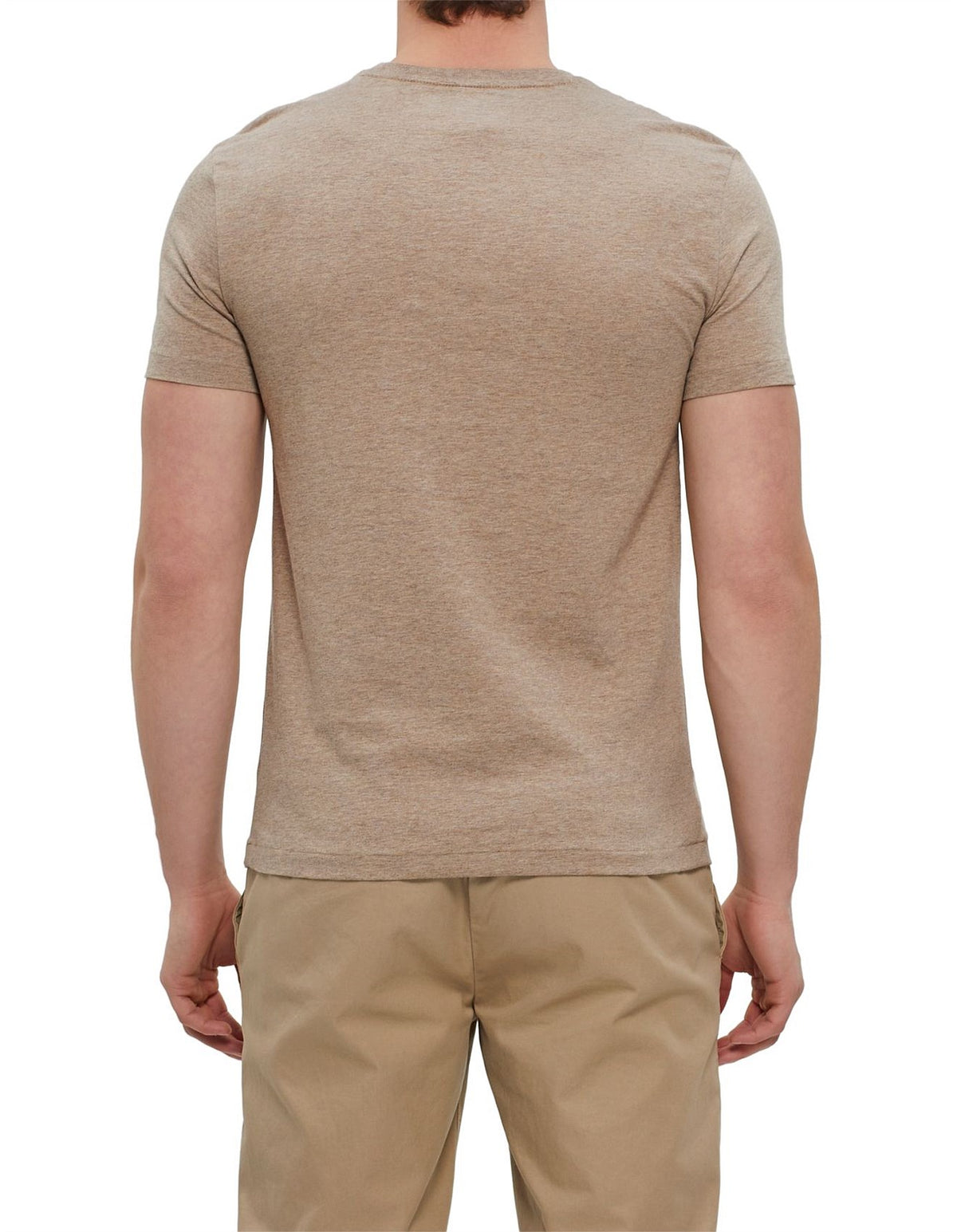 Polo Ralph Lauren - Custom Slim Fit Jersey Crewneck T-Shirt - Brown Heather