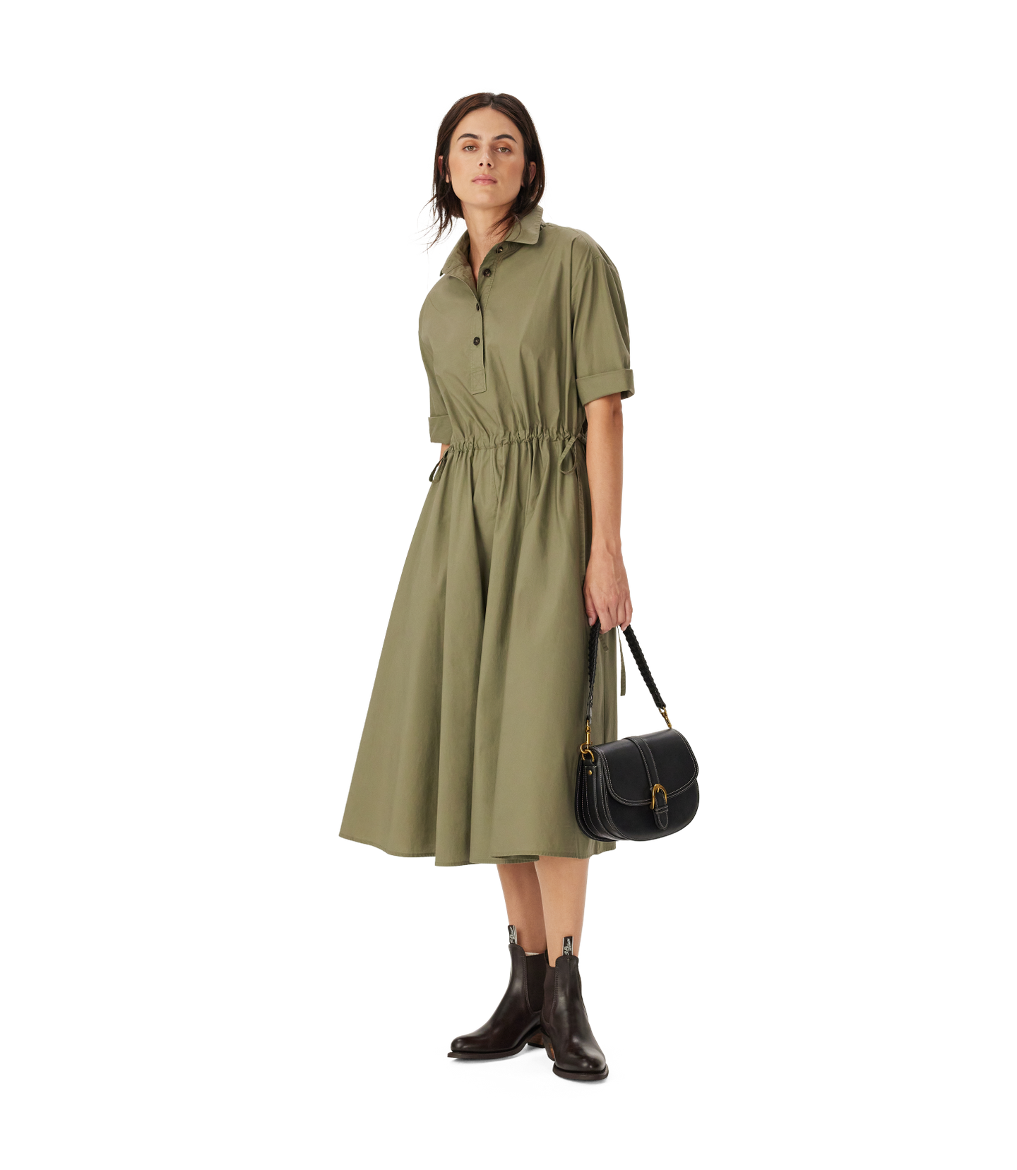 R.M.Williams - capel Cotton Dress - Lichen