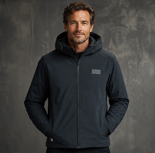 Daniel Hechter - Chaud Graphene Heat Jacket with Hood - Black