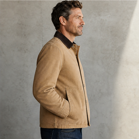 Daniel Hechter - Patrick Cotton Jacket - Tan
