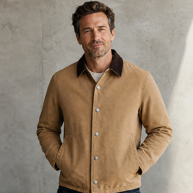 Daniel Hechter - Patrick Cotton Jacket - Tan