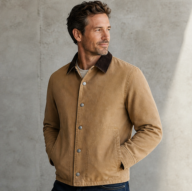 Daniel Hechter - Patrick Cotton Jacket - Tan