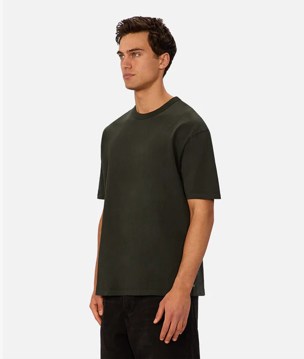 Industrie - The Del Sur Tee - Celtic - MULTIBUY worn by a model showcasing the oversized fit and durable cotton fabric.