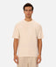 Industrie - The Del Sur Tee - Dairy - MULTIBUY model wearing a beige oversized crew neck tee.