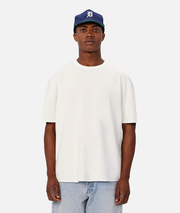 Industrie - The Del Sur Tee - Ice Mint - MULTIBUY worn by model in white, showcasing relaxed fit and oversized silhouette.