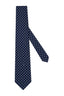 M.J. Bale - Denton Silk Tie - Navy & Grey