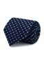 M.J. Bale - Denton Silk Tie - Navy & Grey