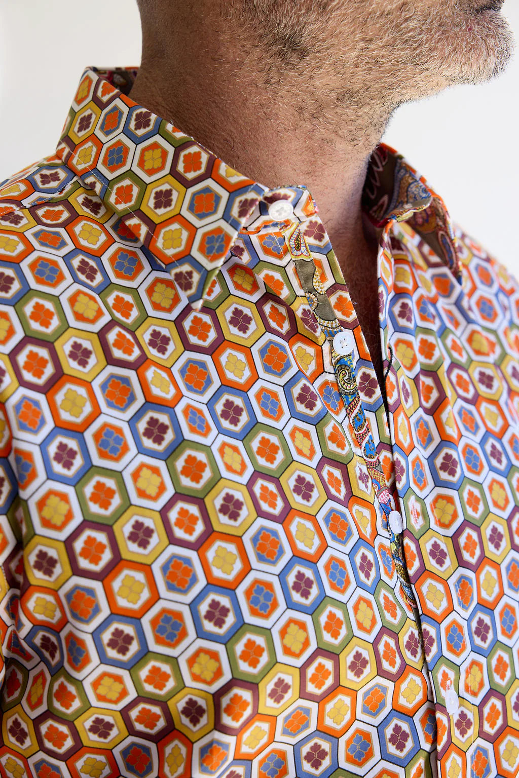 English Laundry - Derby Geometric Print Shirt - Multi