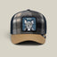 Goorin - Animal Trucker Cap - Dodgy Brit Frenchie - Plaid & Tan