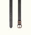 R.M.Williams - Drover Belt - Dark Bronze Hardware - Black