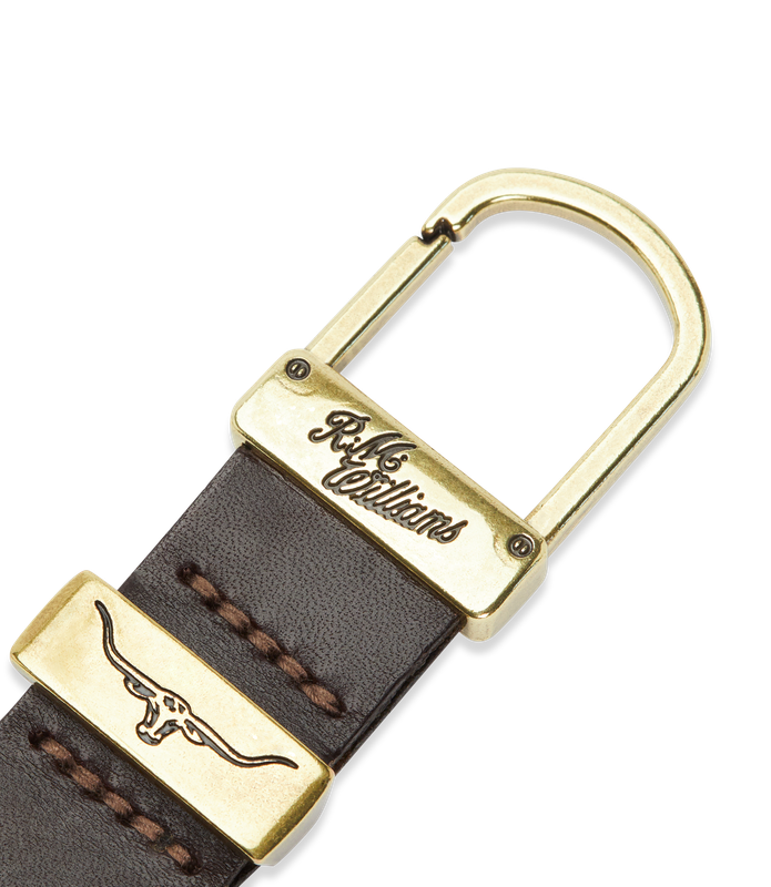 R.M.Williams - Drover Key Fob - Chestnut