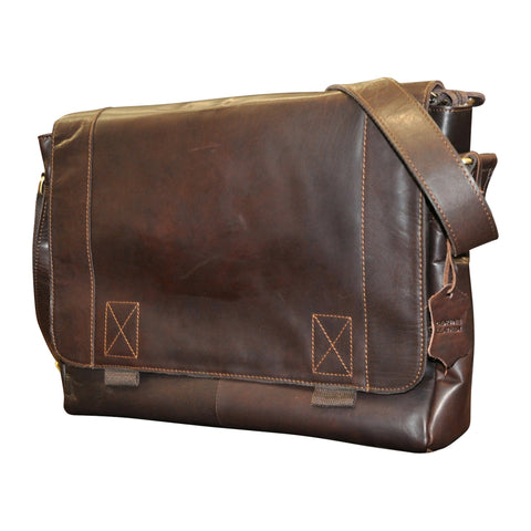 Oran Leather - Dylan Leather Satchel - Brown
