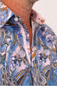Rock & Roll Religion - Walkden Pailsley LS Shirt - Sky