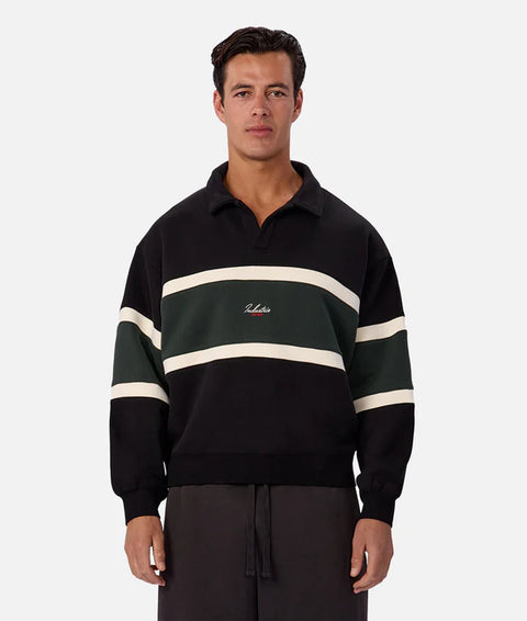 Industrie - The Eastbourne Track Top - Black Combo