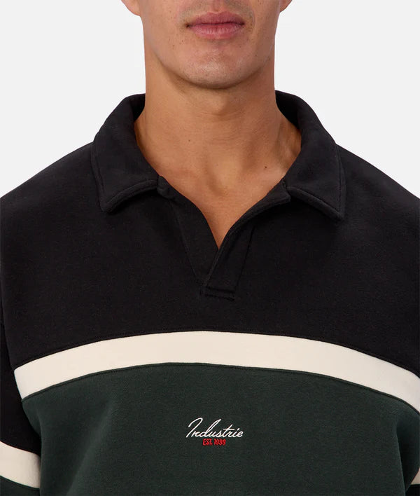 Industrie - The Eastbourne Track Top - Black Combo