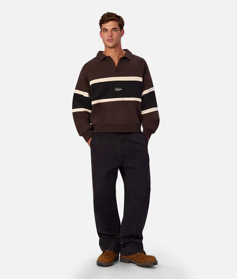 Industrie - The Eastbourne Track Top - Brown Combo