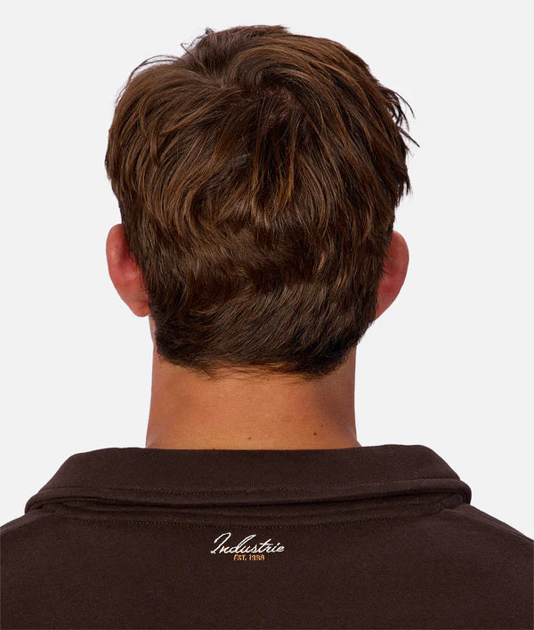 Industrie - The Eastbourne Track Top - Brown Combo