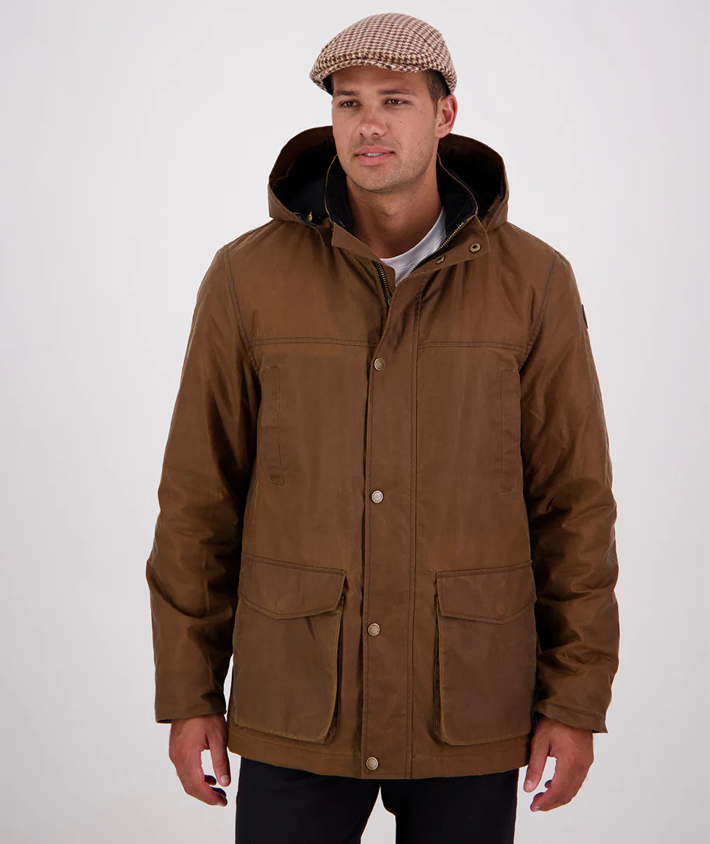 Swanndri - Evans Flat V2 Oilskin Jacket - Tan